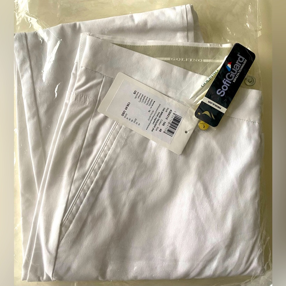 GOLFINO WHITE PANTS MENS